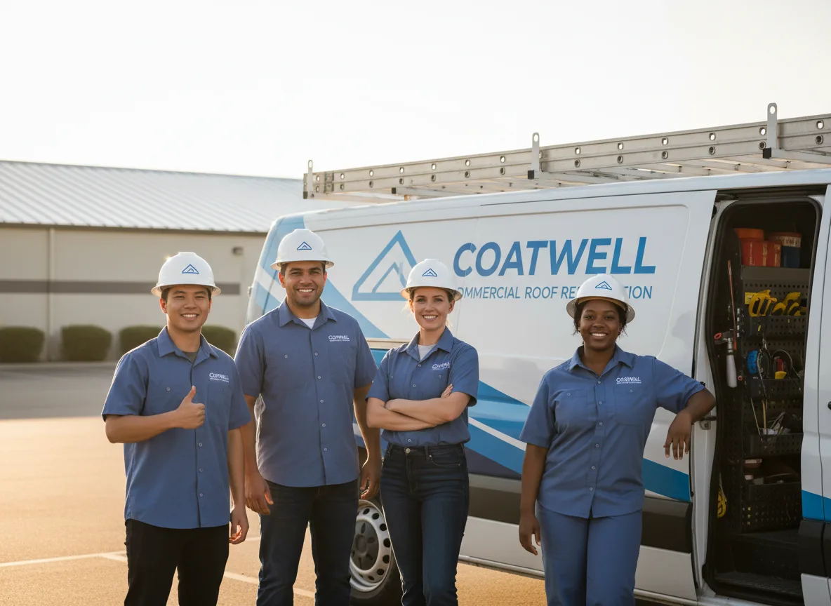 Commercial roof coating company in Monument, KS